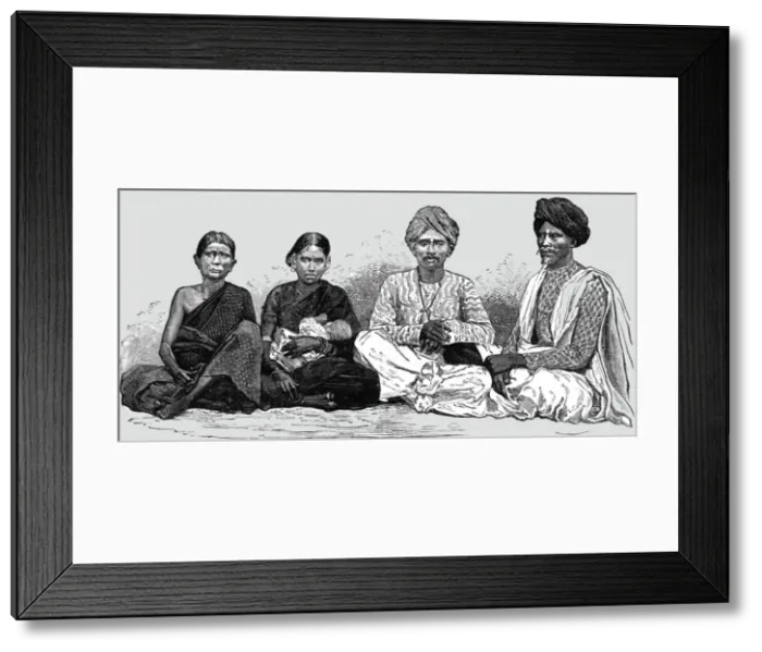 Framed Print : My Domestics; Notes of a Naturalist in the North-Western Provinces of India, 1875. Creator: Charles Horne