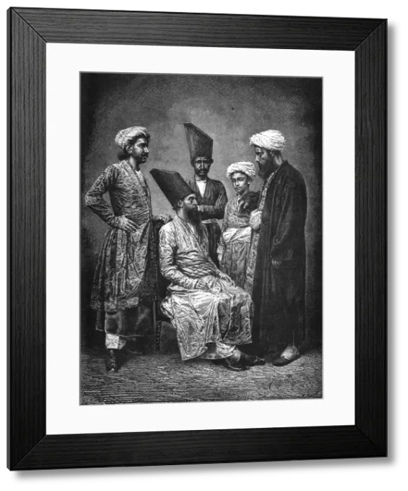 Framed Print : Parsees of Bombay; Notes on Bombay and the Malabar Coast, 1875. Creator: C. B. Low Framed Print : Parsees of Bombay; Notes on Bombay and the Malabar Coast, 1875. Creator: C. B. Low