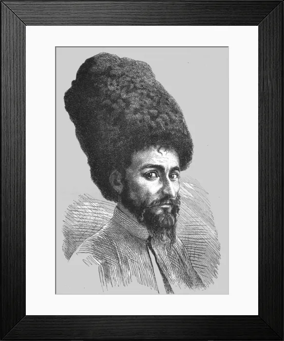 Framed Print : Temkali, the Circassian; Adventures in Lazestan, 1875. Creator: Frederick A. Lyons Framed Print : Temkali, the Circassian; Adventures in Lazestan, 1875. Creator: Frederick A. Lyons