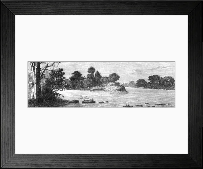 Framed Print : Coast of Lazestan; Adventures in Lazestan, 1875. Creator: Frederick A. Lyons Framed Print : Coast of Lazestan; Adventures in Lazestan, 1875. Creator: Frederick A. Lyons