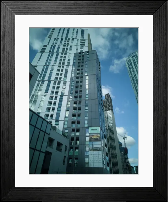 Framed Print : Nine Elms, London, UK, Oct 2021. Creator: Ethel Davies Framed Print : Nine Elms, London, UK, Oct 2021. Creator: Ethel Davies