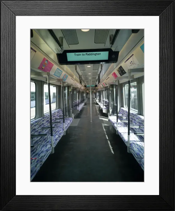 Framed Print : Elizabeth Line, Abbey Wood, London, UK, May 2022. Creator: Ethel Davies Framed Print : Elizabeth Line, Abbey Wood, London, UK, May 2022. Creator: Ethel Davies