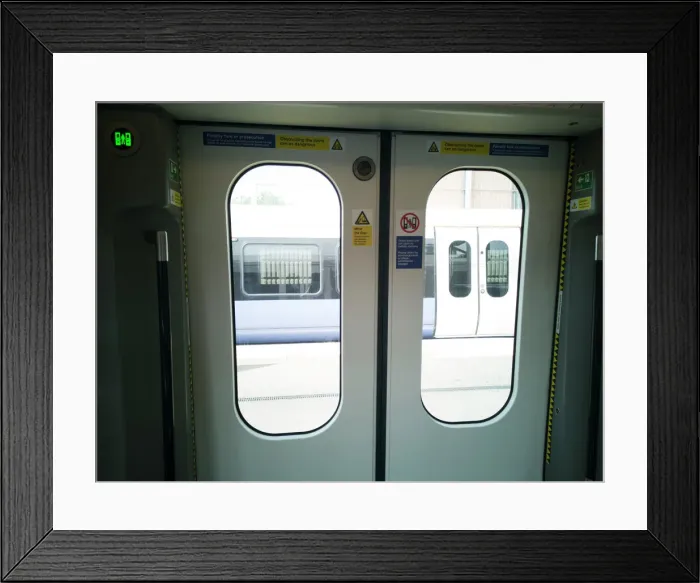 Framed Print : Elizabeth Line, Abbey Wood, London, UK, May 2022. Creator: Ethel Davies Framed Print : Elizabeth Line, Abbey Wood, London, UK, May 2022. Creator: Ethel Davies