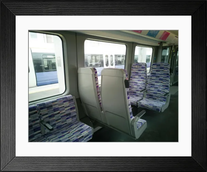 Framed Print : Elizabeth Line, Abbey Wood, London, UK, May 2022. Creator: Ethel Davies Framed Print : Elizabeth Line, Abbey Wood, London, UK, May 2022. Creator: Ethel Davies