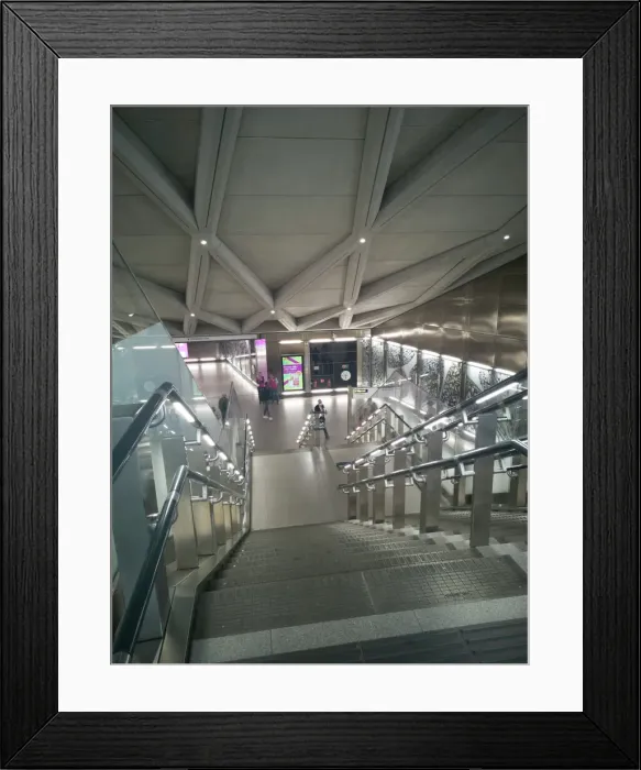 Framed Print : Elizabeth Line, Liverpool St, London, UK, May 2022. Creator: Ethel Davies Framed Print : Elizabeth Line, Liverpool St, London, UK, May 2022. Creator: Ethel Davies