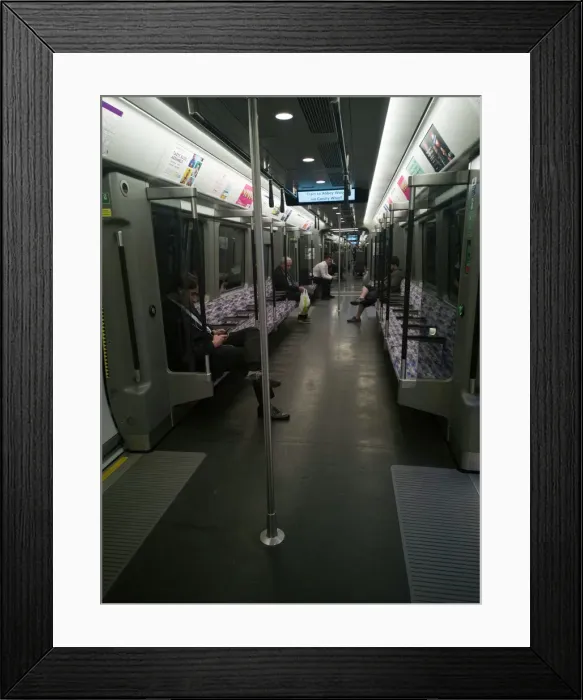 Framed Print : Elizabeth Line, Liverpool St, London, UK, May 2022. Creator: Ethel Davies Framed Print : Elizabeth Line, Liverpool St, London, UK, May 2022. Creator: Ethel Davies