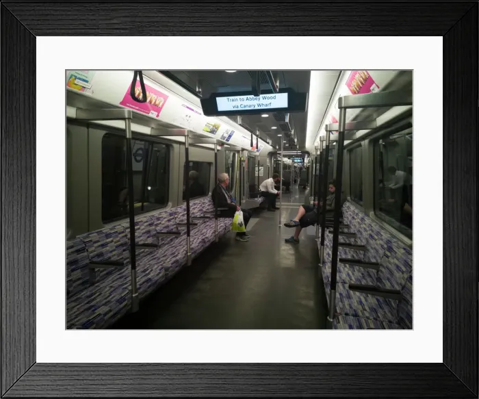 Framed Print : Elizabeth Line, Liverpool St, London, UK, May 2022. Creator: Ethel Davies Framed Print : Elizabeth Line, Liverpool St, London, UK, May 2022. Creator: Ethel Davies