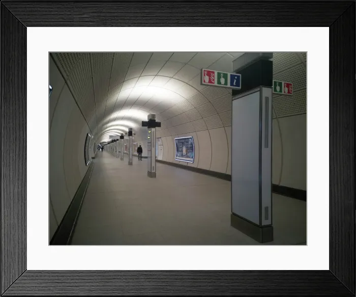 Framed Print : Elizabeth Line, Liverpool St, London, UK, May 2022. Creator: Ethel Davies Framed Print : Elizabeth Line, Liverpool St, London, UK, May 2022. Creator: Ethel Davies