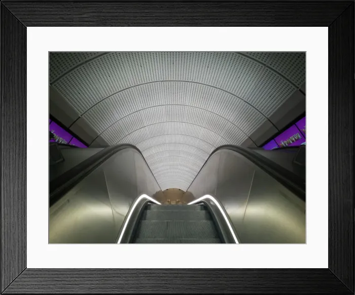 Framed Print : Elizabeth Line, Liverpool St, London, UK, May 2022. Creator: Ethel Davies Framed Print : Elizabeth Line, Liverpool St, London, UK, May 2022. Creator: Ethel Davies