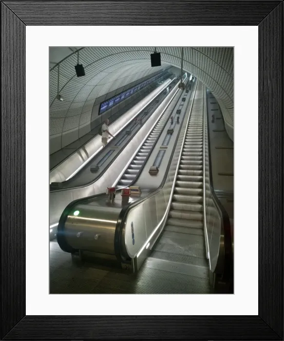 Framed Print : Elizabeth Line, Liverpool St, London, UK, May 2022. Creator: Ethel Davies Framed Print : Elizabeth Line, Liverpool St, London, UK, May 2022. Creator: Ethel Davies