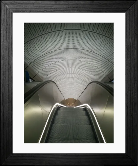 Framed Print : Elizabeth Line, Liverpool St, London, UK, May 2022. Creator: Ethel Davies Framed Print : Elizabeth Line, Liverpool St, London, UK, May 2022. Creator: Ethel Davies
