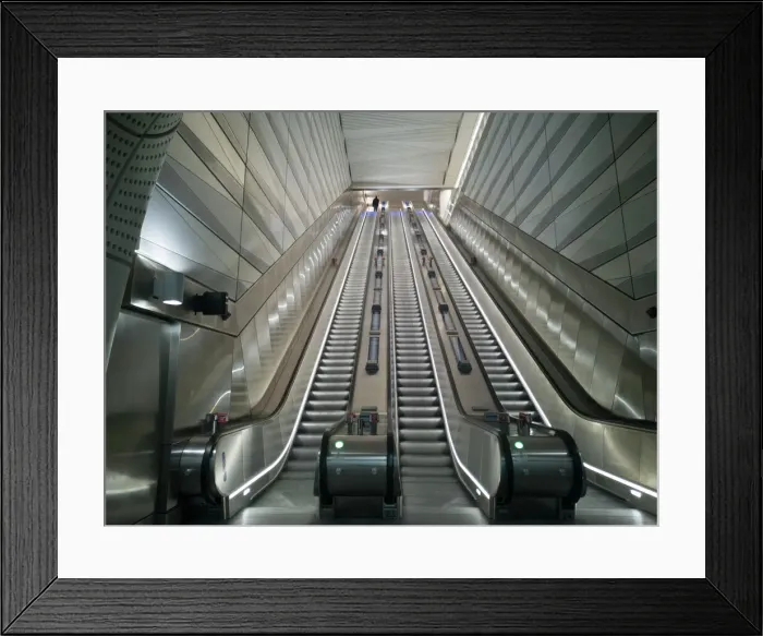 Framed Print : Elizabeth Line, Liverpool St, London, UK, May 2022. Creator: Ethel Davies Framed Print : Elizabeth Line, Liverpool St, London, UK, May 2022. Creator: Ethel Davies