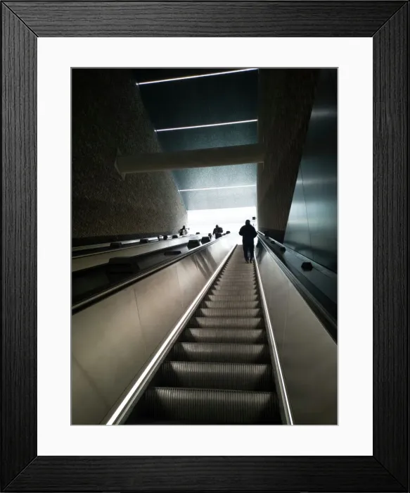 Framed Print : Elizabeth Line, Woolwich Arsenal, London, UK, May 2022. Creator: Ethel Davies Framed Print : Elizabeth Line, Woolwich Arsenal, London, UK, May 2022. Creator: Ethel Davies