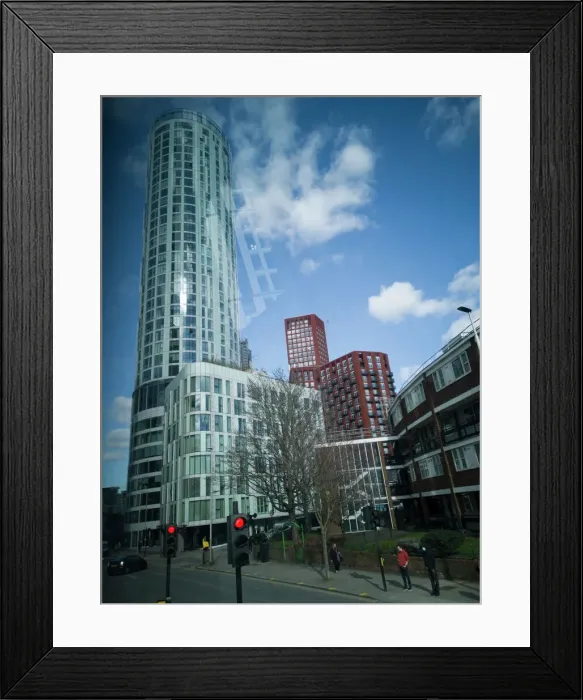 Framed Print : Nine Elms, London, UK, Oct 2021. Creator: Ethel Davies