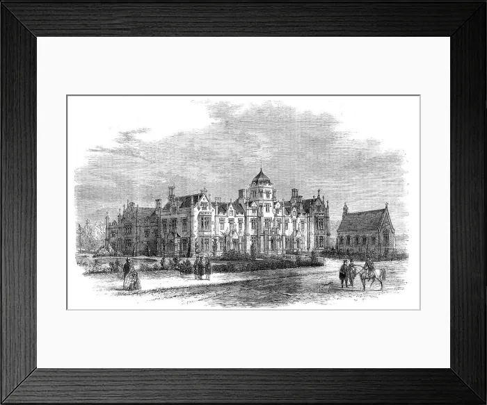 Framed Print : Queen Elizabeth's Grammar School, Ipswich, 1862. Creator: Unknown Framed Print : Queen Elizabeth's Grammar School, Ipswich, 1862. Creator: Unknown