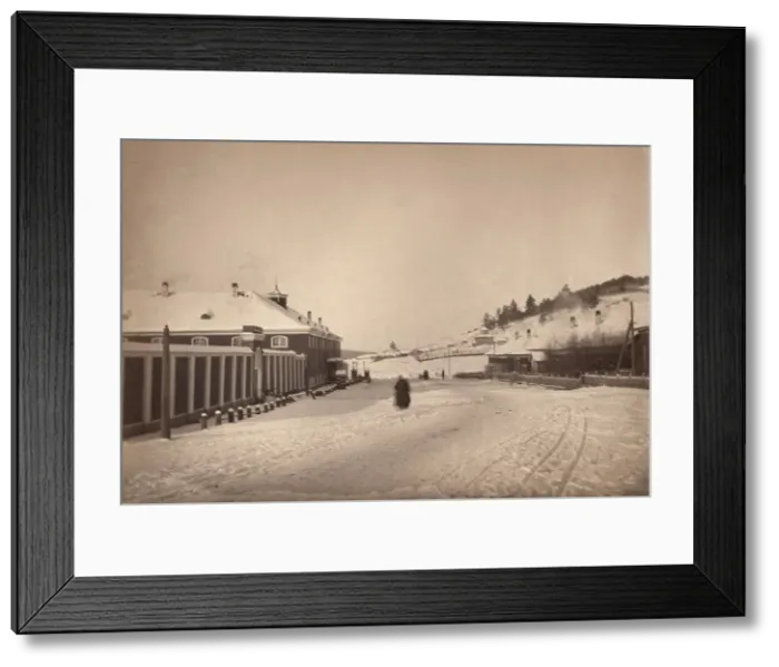 Framed Print : Alexandrofski central prison about sixty versts from Irkutsk, 1886. Creator: Unknown Framed Print : Alexandrofski central prison about sixty versts from Irkutsk, 1886. Creator: Unknown