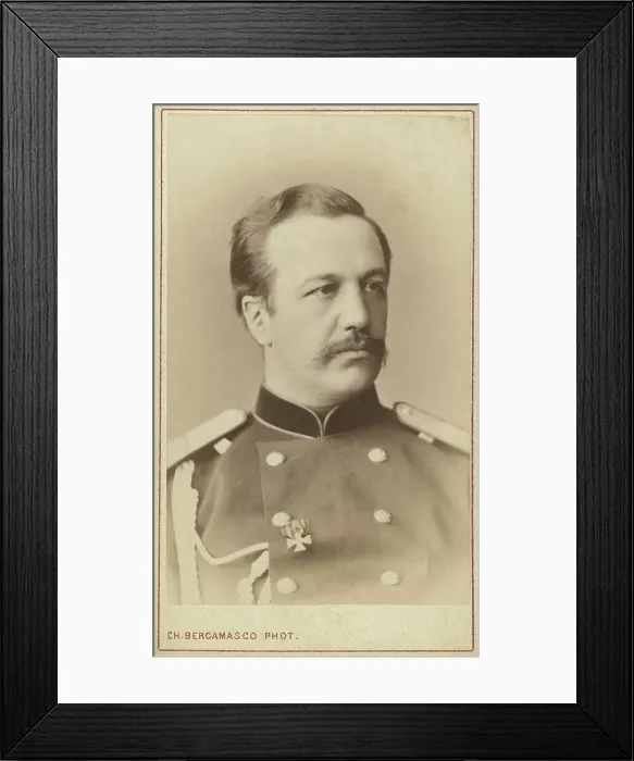 Framed Print : Count Illarion Ivanovich Vorontsov-Dashkov, head-and-shoulders portrait, facing right, 1870-1886 Creator: Unknown Framed Print : Count Illarion Ivanovich Vorontsov-Dashkov, head-and-shoulders portrait, facing right, 1870-1886 Creator: Unknown