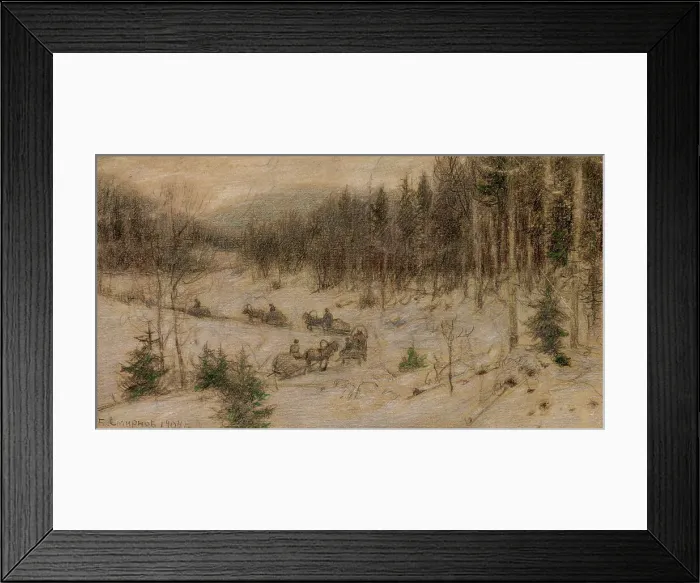 Framed Print : Siberian Road in Winter. A String of Carts Going from Rasseia to the Krasnoyarsk Region, 1904. Creator: Boris Vasilievich Smirnov. Siberian Road in Winter. A String of Carts Going from Rasseia to the Krasnoyarsk Region, 1904 Framed Print : Siberian Road in Winter. A String of Carts Going from Rasseia to the Krasnoyarsk Region, 1904. Creator: Boris Vasilievich Smirnov. Siberian Road in Winter. A String of Carts Going from Rasseia to the Krasnoyarsk Region, 1904