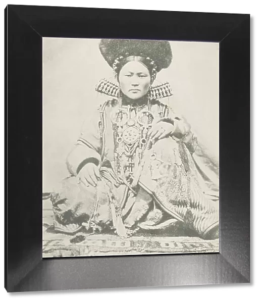 A Buriat Woman Sitting in the Honorable Pose, 1904-1917. Creator: Unknown
