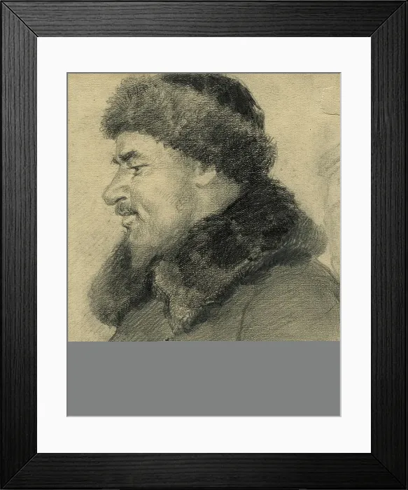 Framed Print : Inhabitant of Krasnoyarsk, Serving at the Forest Pier on the Yenisei River, 1904. Creator: Boris Vasilievich Smirnov Framed Print : Inhabitant of Krasnoyarsk, Serving at the Forest Pier on the Yenisei River, 1904. Creator: Boris Vasilievich Smirnov