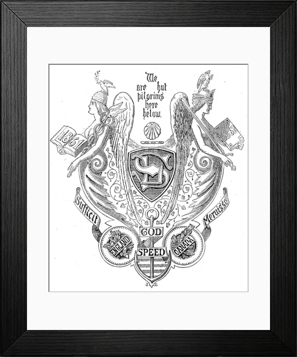 Framed Print : Memorial to Col. Shadwell, late superintendent of the International Exhibition... 1862. Creator: Unknown Framed Print : Memorial to Col. Shadwell, late superintendent of the International Exhibition... 1862. Creator: Unknown