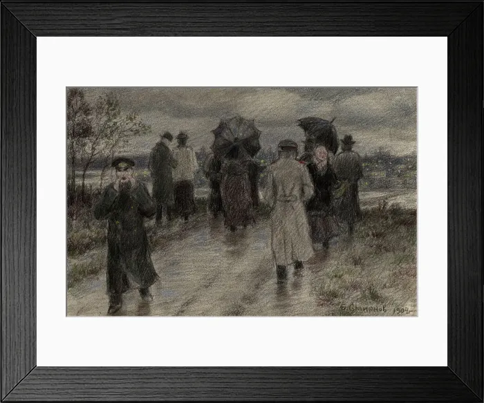 Framed Print : Returning from an Unsuccessful Picnic in the Taiga. Irkutsk, 1904. Creator: Boris Vasilievich Smirnov Framed Print : Returning from an Unsuccessful Picnic in the Taiga. Irkutsk, 1904. Creator: Boris Vasilievich Smirnov