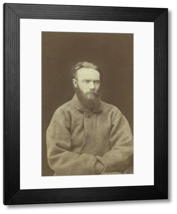 Framed Print : Shchedrin, one of four men chained to wheelbarrows at Kara, between 1880 and 1886. Creator: Unknown Framed Print : Shchedrin, one of four men chained to wheelbarrows at Kara, between 1880 and 1886. Creator: Unknown