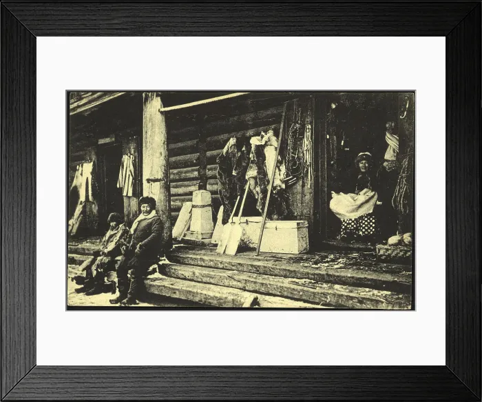 Framed Print : Iakutsk: Small Market, 1904-1917. Creator: Unknown Framed Print : Iakutsk: Small Market, 1904-1917. Creator: Unknown