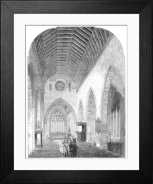 Framed Print : St. Mary's Collegiate and Parish Church, Youghal, Ireland, 1862. Creator: Unknown Framed Print : St. Mary's Collegiate and Parish Church, Youghal, Ireland, 1862. Creator: Unknown