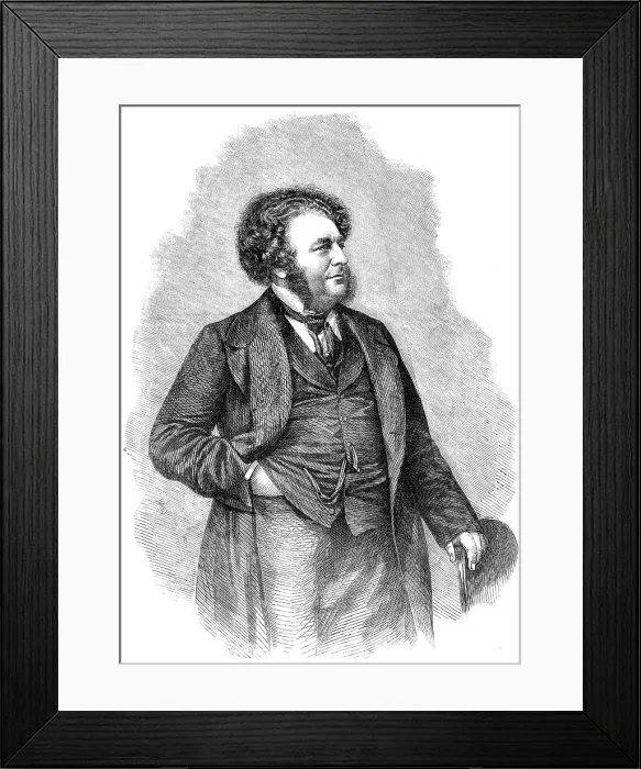 Framed Print : Mr. Mark Lemon, 1862. Creator: Unknown Framed Print : Mr. Mark Lemon, 1862. Creator: Unknown