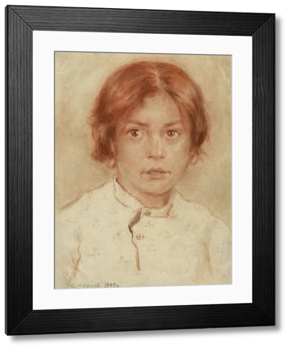 Framed Print : Female Pupil at the Irkutsk School, 1904. Creator: Boris Vasilievich Smirnov Framed Print : Female Pupil at the Irkutsk School, 1904. Creator: Boris Vasilievich Smirnov