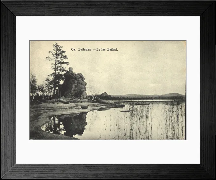 Framed Print : Lake Baikal, 1904-1914. Creator: Unknown Framed Print : Lake Baikal, 1904-1914. Creator: Unknown