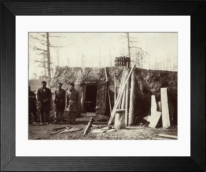 Framed Print : Yakut yurt, 1895-1939. Creator: L Veniukov Framed Print : Yakut yurt, 1895-1939. Creator: L Veniukov