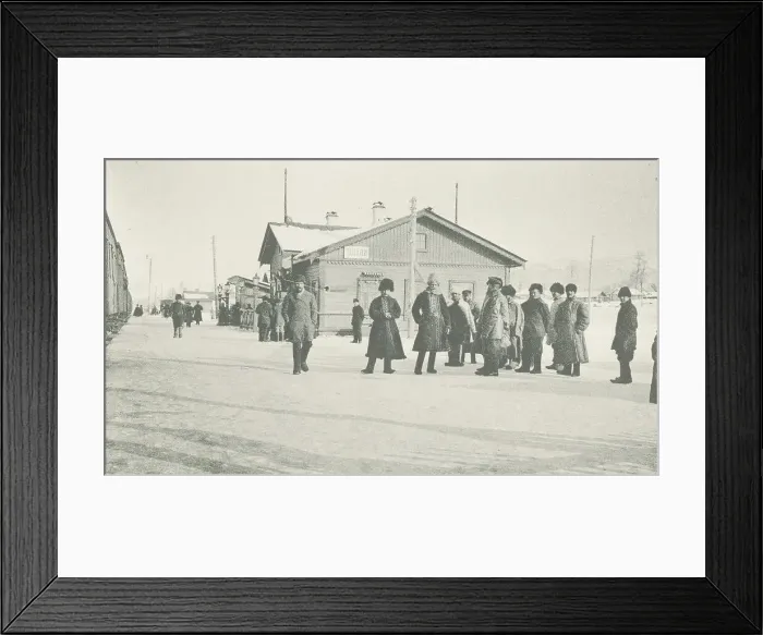Framed Print : Tankhoy station, 1906. Creator: Unknown Framed Print : Tankhoy station, 1906. Creator: Unknown