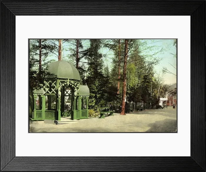 Framed Print : Irkutsk Quartermaster's Garden. Alcove, 1904-1914. Creator: Unknown Framed Print : Irkutsk Quartermaster's Garden. Alcove, 1904-1914. Creator: Unknown