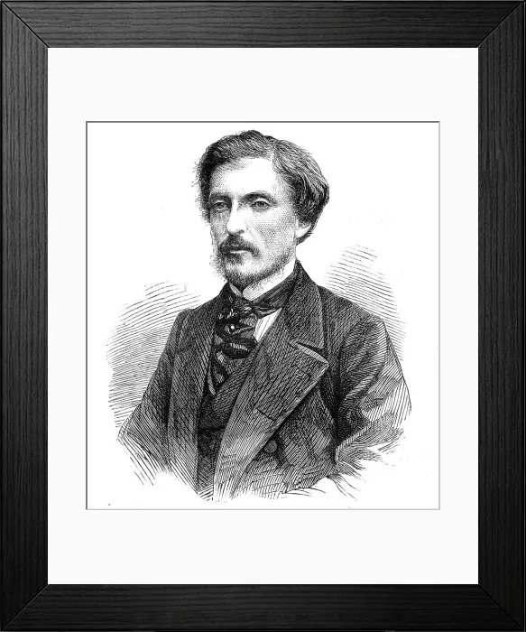 Framed Print : Movers and Seconders of the addresses in both Houses of Parliament in answer to the... 1862. Creator: Unknown