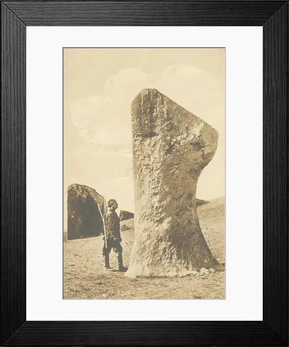 Framed Print : Salbyk mound. Stone Balobal, 1904-1917. Creator: Unknown. Salbyk mound. Stone Balobal, 1904-1917. Creator: Unknown Framed Print : Salbyk mound. Stone Balobal, 1904-1917. Creator: Unknown. Salbyk mound. Stone Balobal, 1904-1917. Creator: Unknown