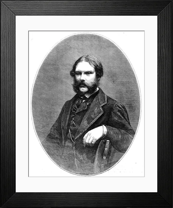 Framed Print : Captain Fowke, R.E. designer of the Great Exhibition Building, 1862. Creator: Mason Jackson Framed Print : Captain Fowke, R.E. designer of the Great Exhibition Building, 1862. Creator: Mason Jackson