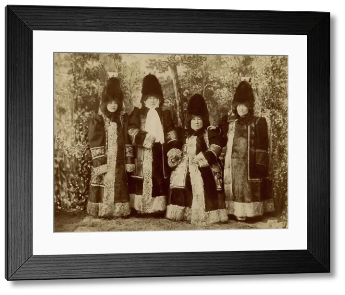 Framed Print : Yakuts of the Yakut district, 1895-1939. Creator: L Veniukov Framed Print : Yakuts of the Yakut district, 1895-1939. Creator: L Veniukov