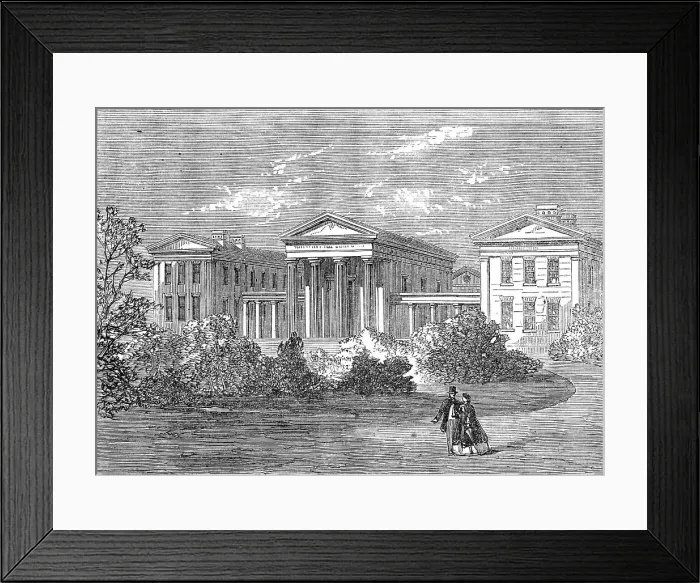 Framed Print : The London Orphan Asylum at Clapton, 1862. Creator: Unknown Framed Print : The London Orphan Asylum at Clapton, 1862. Creator: Unknown