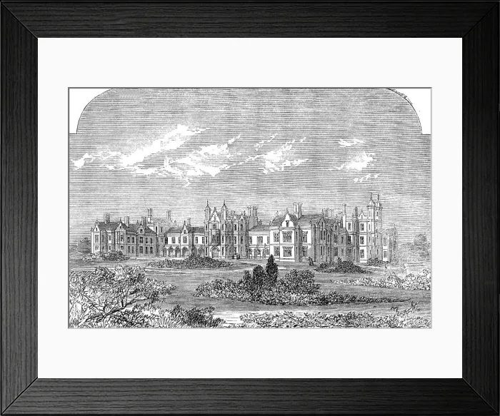 Framed Print : The Infant Orphan Asylum at Wanstead, 1862. Creator: Unknown Framed Print : The Infant Orphan Asylum at Wanstead, 1862. Creator: Unknown
