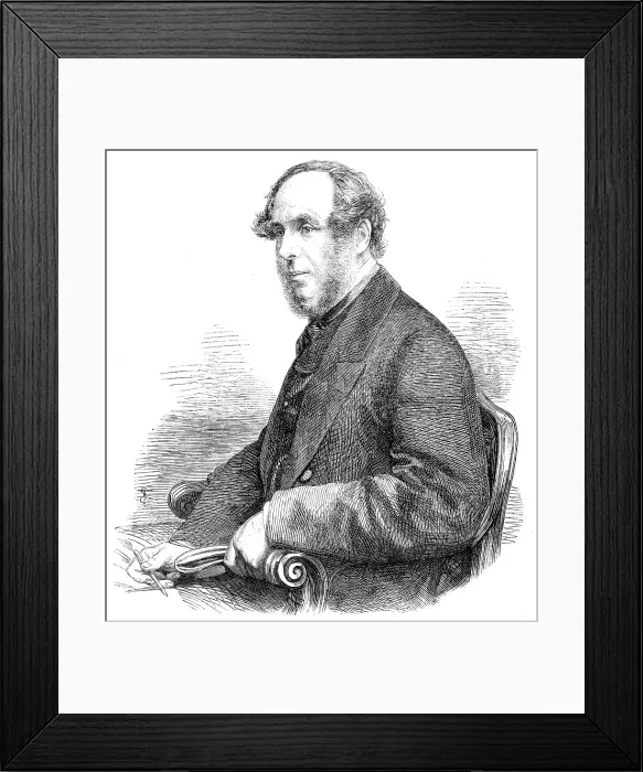 Framed Print : Mr. J. G. Crace, Superintendent of the decoration at the International Exhibition Building, 1862. Creator: Unknown Framed Print : Mr. J. G. Crace, Superintendent of the decoration at the International Exhibition Building, 1862. Creator: Unknown