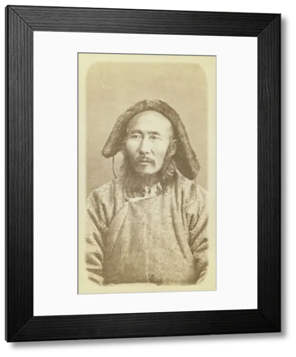 Framed Print : Half-length portrait of man, seated, facing slightly left, between 1870 and 1886. Creator: Unknown Framed Print : Half-length portrait of man, seated, facing slightly left, between 1870 and 1886. Creator: Unknown
