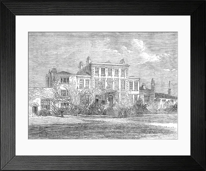 Framed Print : The Royal Hospital for Incurables at Putney, 1862. Creator: Unknown Framed Print : The Royal Hospital for Incurables at Putney, 1862. Creator: Unknown