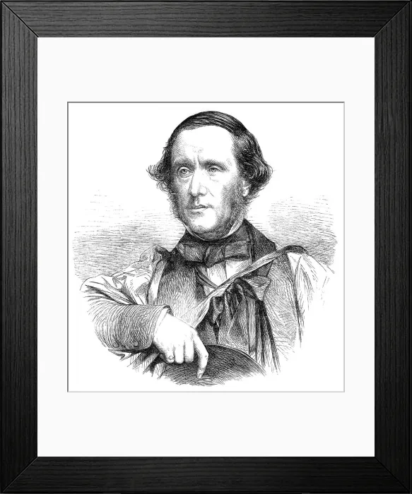 Framed Print : Professor Sterndale Bennett, 1862. Creator: Unknown Framed Print : Professor Sterndale Bennett, 1862. Creator: Unknown