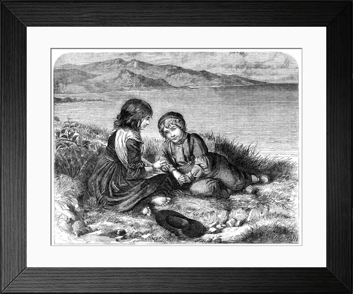 Framed Print : Children of the Coast, by E. J. Cobbett, in the Exhibition of the Society of British Artists, 1862 Creator: E. Skill. Children of the Coast, by E. J. Cobbett, in the Exhibition of the Society of British Artists, 1862 Creator: E. Skill Framed Print : Children of the Coast, by E. J. Cobbett, in the Exhibition of the Society of British Artists, 1862 Creator: E. Skill. Children of the Coast, by E. J. Cobbett, in the Exhibition of the Society of British Artists, 1862 Creator: E. Skill