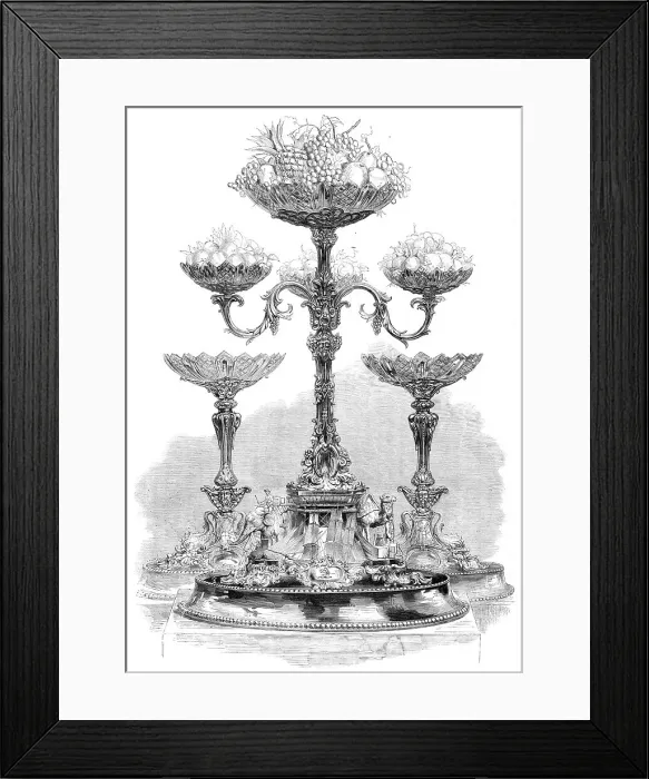 Framed Print : Testimonial presented to Richard Spooner Esq. Commissioner of Customs at Bombay, 1862. Creator: Unknown Framed Print : Testimonial presented to Richard Spooner Esq. Commissioner of Customs at Bombay, 1862. Creator: Unknown