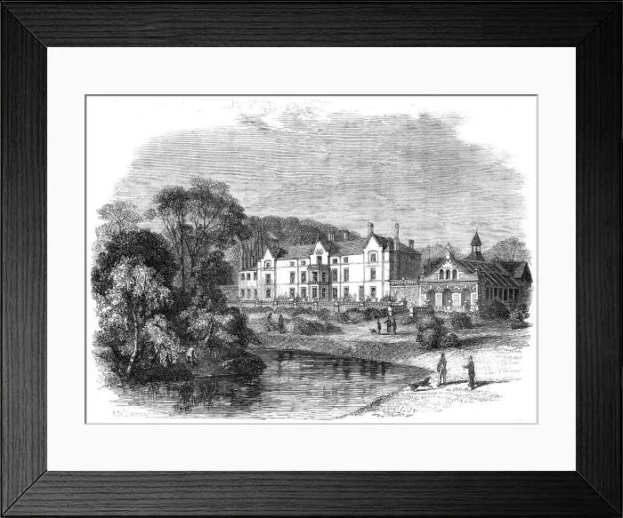 Framed Print : Sandringham Hall, Norfolk, the hunting-box of His Royal Highness the Prince of Wales, 1862. Creator: Unknown Framed Print : Sandringham Hall, Norfolk, the hunting-box of His Royal Highness the Prince of Wales, 1862. Creator: Unknown