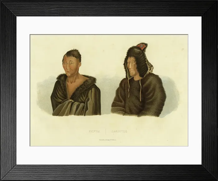 Framed Print : Yakuts, 1856. Creator: Ivan Dem'ianovich Bulychev Framed Print : Yakuts, 1856. Creator: Ivan Dem'ianovich Bulychev