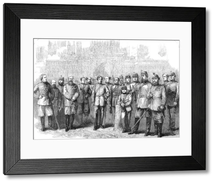 Framed Print : The Queen's Westminster Rifle Volunteers, 1862. Creator: Unknown Framed Print : The Queen's Westminster Rifle Volunteers, 1862. Creator: Unknown